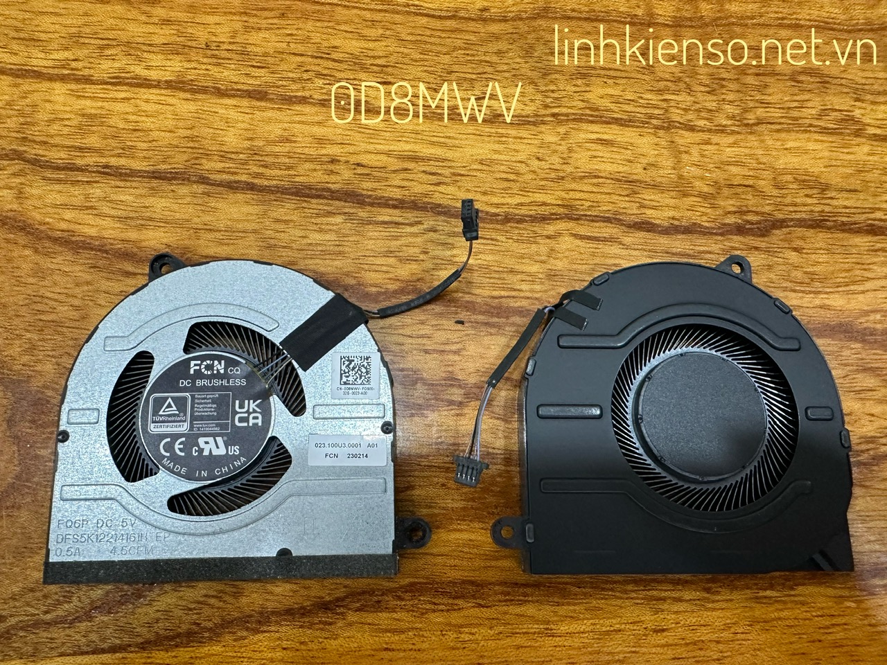 Fan Del Inspiron 14 Plus 7430 N7430 0D8MWV 0HV9W8 Hàng ORG