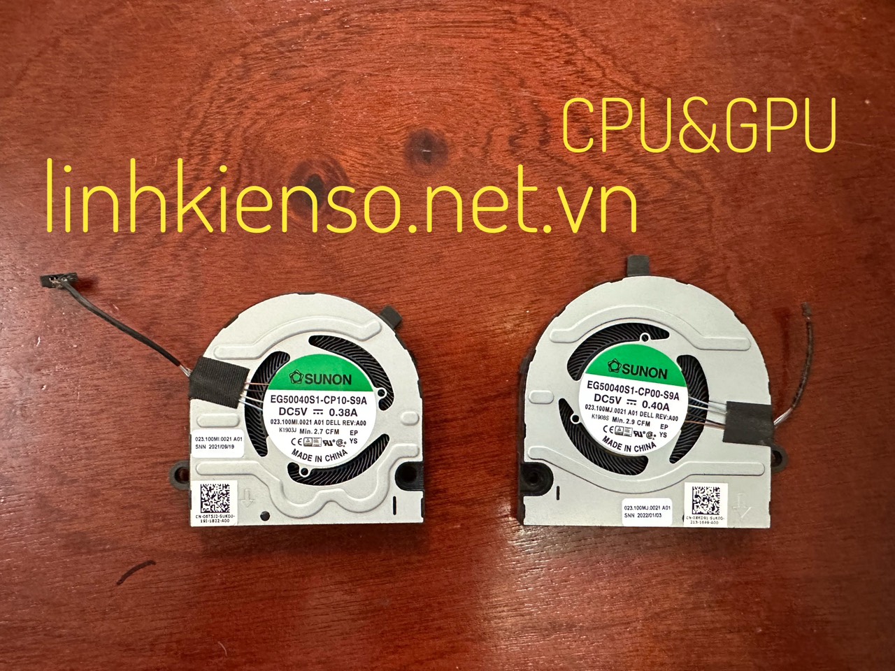 Fan Dell Inspiron 13 Pro 5310 Vostro 5310 V5310 N5310 Latitude 3320 CPU GPU EG50040S1-CP00-S9A 0XKD91 XKD91 EG50040S1-CP10-S9A 06T5J2 6T5J2