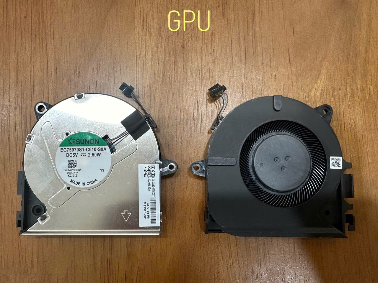 Fan HP ZBook Power 15 G7 G8 G9  15G7 15G8 15G9 M29326-001 M29325-001 CPU&GPU Hàng ORG