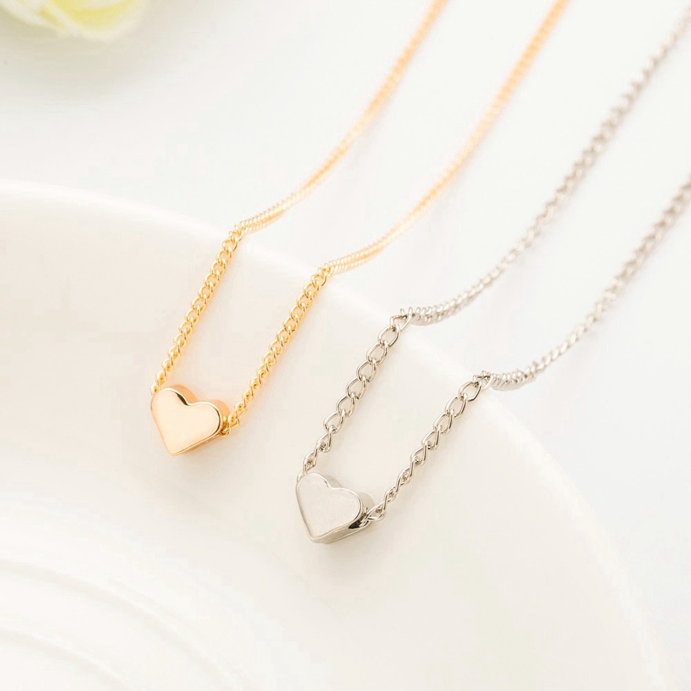 Vòng cổ ngắn mặt trái tim nhỏ đáng yêu thời trang cho nữ
