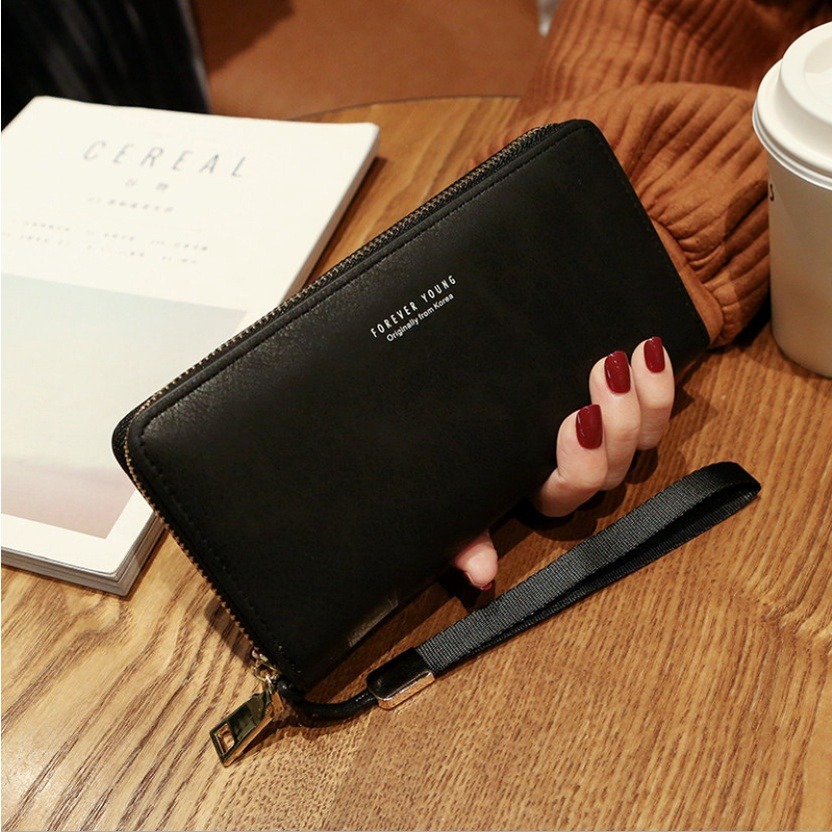 Ví nữ dài cầm tay Forever Young da trơn mài siêu chất BAG U VTF12