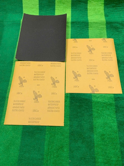 Giấy giáp Đại Bàng P180, kích thước 230x280mm, màu xám chịu nước