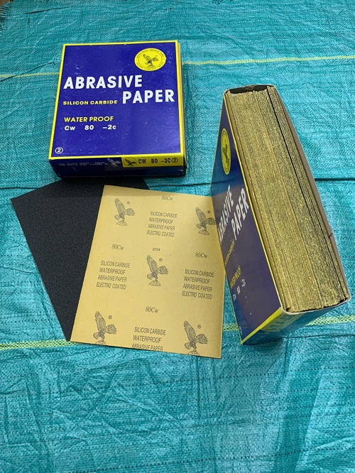 Toàn quốc bán giấy nhám độ hạt #80 Đại Bàng, kích thước 9''x11''