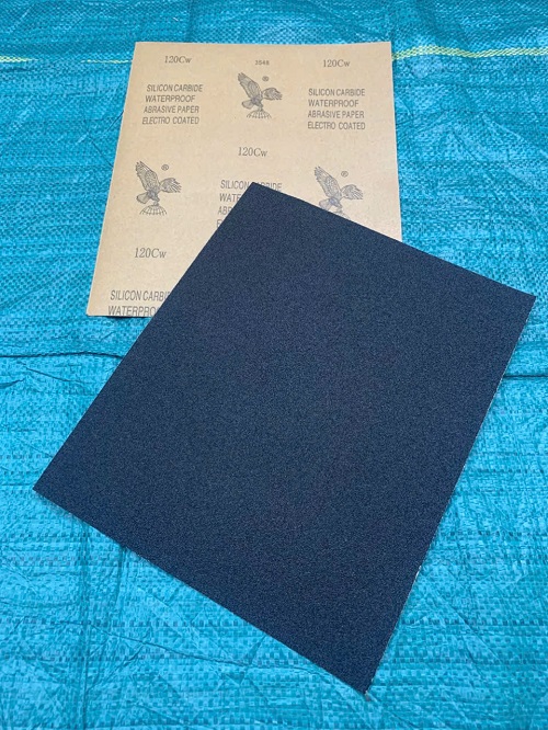 Giấy nhám ướt, chịu nước P120 Đại Bàng, kích thước 230mmx280mm (A4)