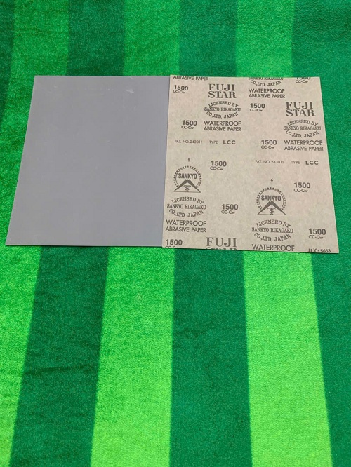 Giấy nhám ướt, chịu nước P1500 Sankyo Fujistar, kích thước 230mmx280mm