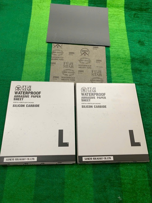 Toàn quốc bán giấy nhám A4 độ hạt #2000 Sankyo Fujistar, màu đen