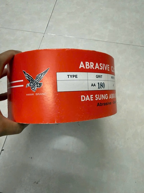 Vải nhám Hàn Quốc hiệu con Ó (thương hiệu Hawk)