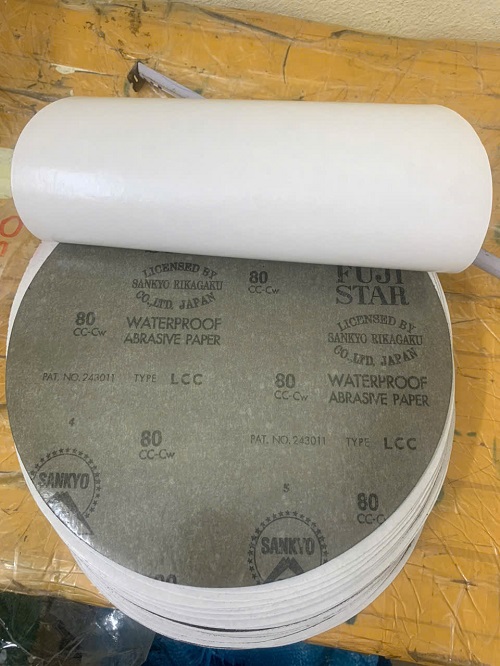 Toàn quốc bán nhám tròn keo dính D300mm (12''), hãng Fujistar Sankyo