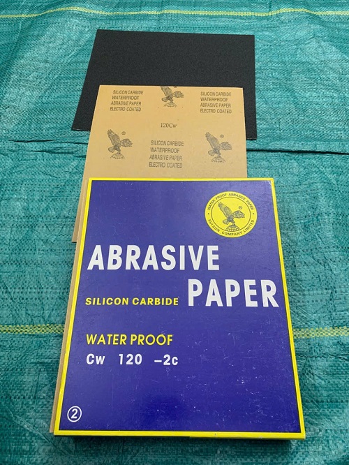 Bán giấy giáp Đại Bàng, độ nhám thô P120, kích thước 230mmx280mm