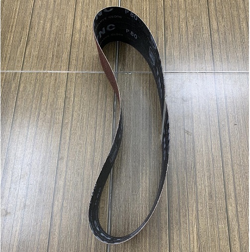 Đai ráp vòng, kích thước 4''x36'', độ nhám P80, mối nối PVC, nối chồng