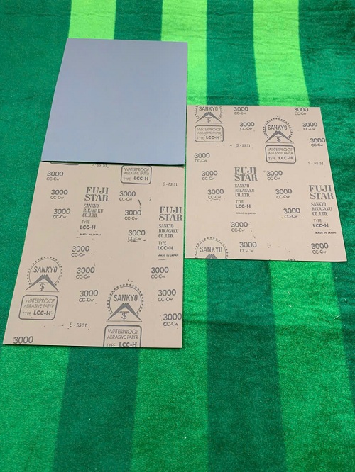 Giấy nhám ướt, chịu nước P3000 Sankyo Fujistar, kích thước 230mmx280mm