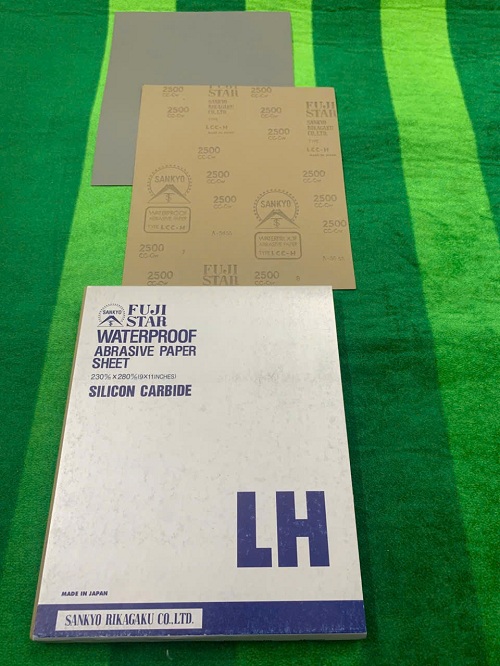 Giấy nhám ướt, chịu nước P2500 Sankyo Fujistar, kích thước 230mmx280mm