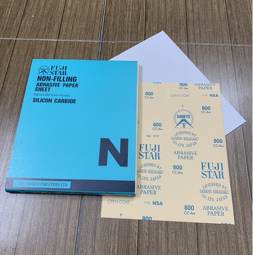 Giáp tờ khô P800 Fujistar Sankyo, kích thước 230mmx280mm, màu trắng