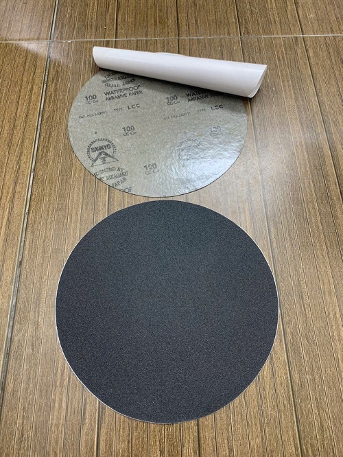 Nhám tròn đường kính 300mm (12'') có keo dính, hãng Fujistar Sankyo