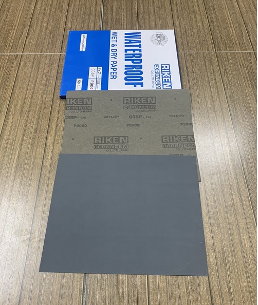 Giấy giáp CP35 RIKEN P2000 kích thước 9''x11'' màu xám chịu nước