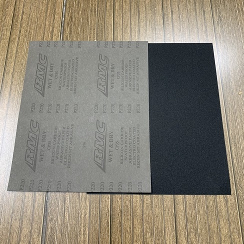 Giấy giáp CP35 RMC P220 kích thước 9''x11'' màu xám chịu nước