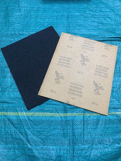 Giấy giáp Đại Bàng P60, kích thước 230x280mm, màu xám chịu nước