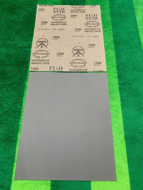 Giấy giáp Fujistar P1500, kích thước 230x280mm, màu xám chịu nước