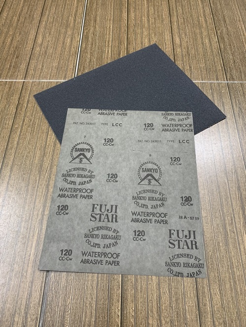 Giấy giáp Fujistar Sankyo P120 kích thước 230mmx280mm màu xám chịu nước