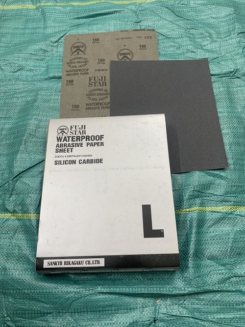 Giấy giáp Fujistar Sankyo P150 kích thước 230mmx280mm màu xám chịu nước
