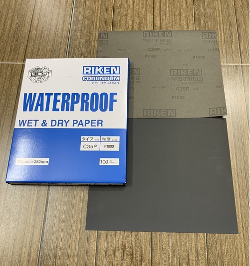 Giấy giáp mịn Riken CP35 P1000, kích thước 9''x11'', chịu nước