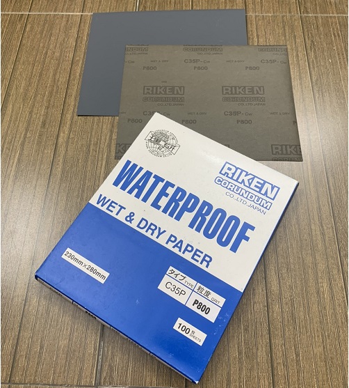 Giấy giáp mịn Riken CP35 P800, kích thước 9''x11'', chịu nước