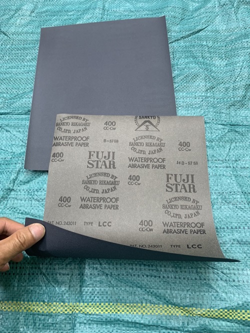 Giấy giáp nước CCW C400, hãng Fujistar Sankyo, kích thước tờ A4, màu xám