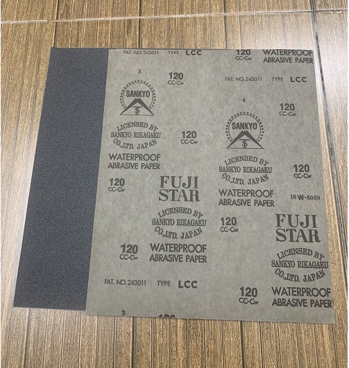 Toàn quốc bán giấy nhám thô độ hạt P120 Fujistar, kích thước 9''x11''