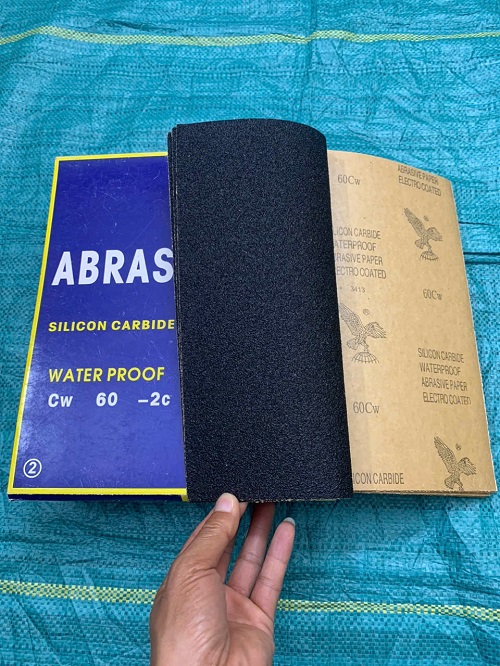 Giấy giáp thô nhất, độ nhám P60, hãng Đại Bàng, kích thước 9''x11''
