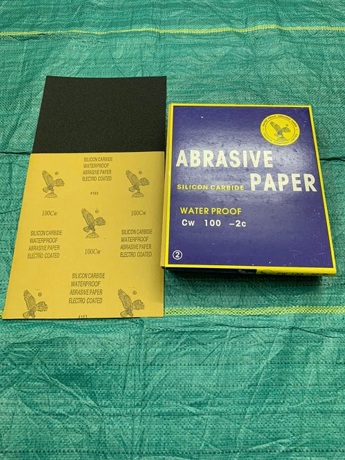 Giấy giáp thô, độ nhám P100, hãng Đại Bàng, kích thước 9''x11'' (Tờ A4)