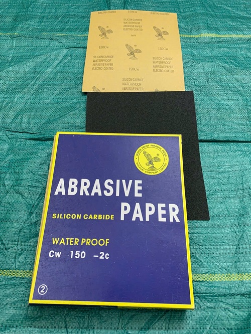 Giấy giáp thô, độ nhám P150, hãng Đại Bàng, kích thước 9''x11'' (Tờ A4)