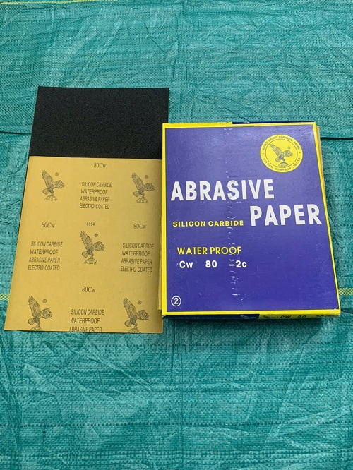 Giấy giáp thô, độ nhám P60, hãng Đại Bàng, kích thước 9''x11'' (Tờ A4)
