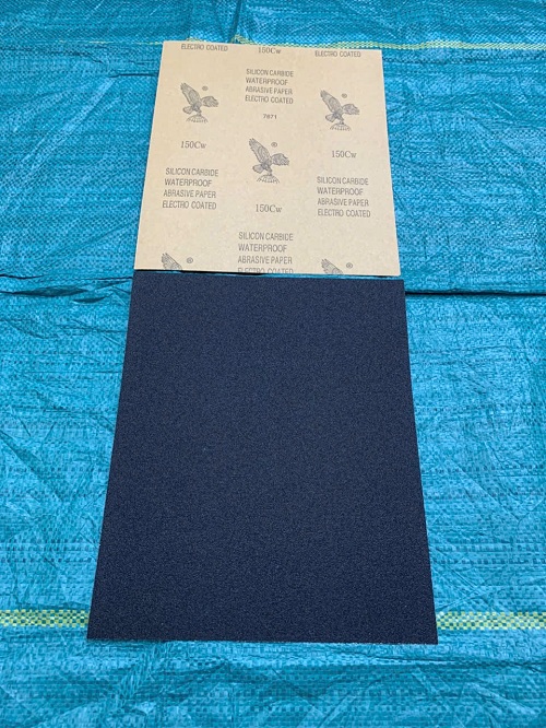 Giấy giáp tờ Đại Bàng, độ nhám thô P150, kích thước 9'x11'', màu vàng