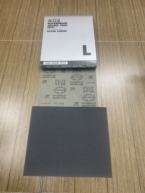 Giấy giáp tờ Fujistar Sankyo, độ nhám P120, kích thước 9'x11'', màu đen