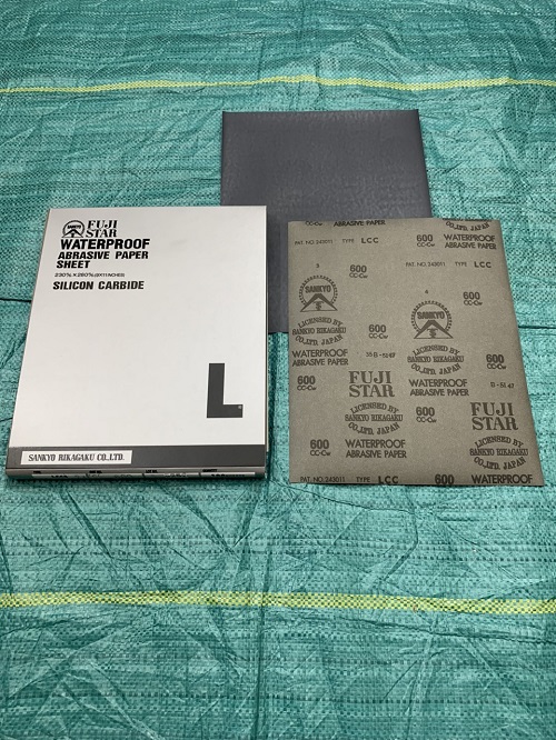 Giấy giáp tờ Fujistar Sankyo, độ nhám P600, kích thước 9'x11'', màu đen