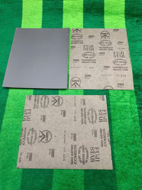 Giấy giáp tờ Sankyo Fujistar, độ nhám mịn P2000, kích thước 9'x11''
