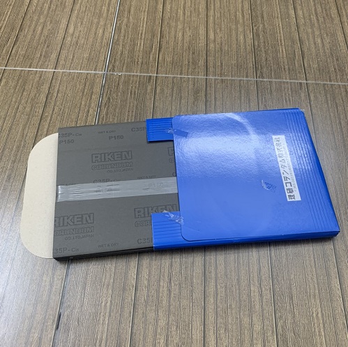 Giấy nhám chịu nước P150, hãng Riken, mã CP35, kích thước 9''x11''