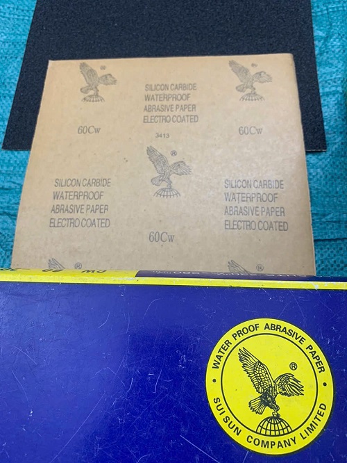 Giấy nhám chịu nước P60, hãng Đại Bàng, kích thước 230mmx280mm