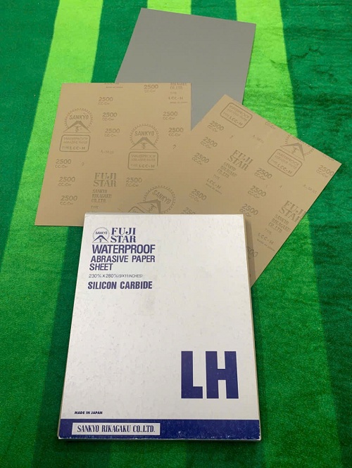 Giấy nhám siêu mịn 9''x11'', độ nhám P2500, hãng Sankyo Fujistar