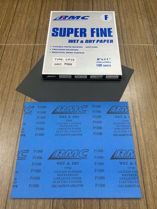 Địa chỉ bán giấy nhám tại miền bắc, hà nội, hãng RMC CP38, độ hạt P1000