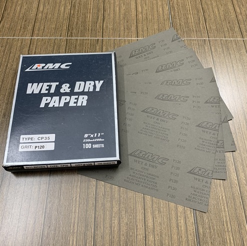 Nhám tờ RMC độ nhám P120, ráp tờ RMC #120, giáp tờ RMC P120, Mã CP35