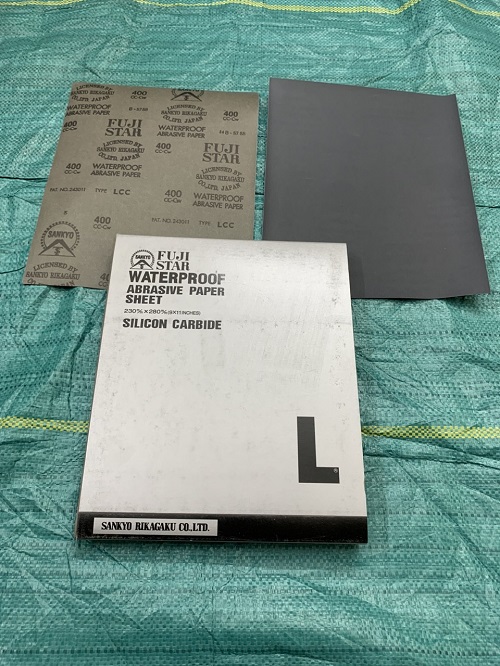 Giấy nhám thô độ hạt P400 Fujistar Sankyo, kích thước 230mmx280mm