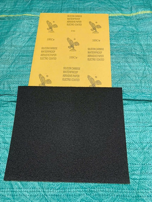 Giấy ráp thô #100 Đại Bàng, mã Cw - 2C, kích thước 230mmx280mm