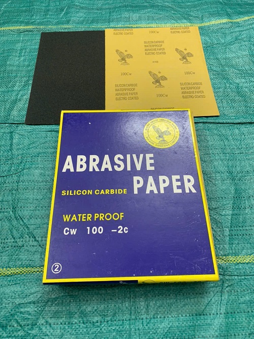Giấy nhám tờ Đại Bàng Hàn Quốc, độ nhám #100, kích thước 9''x11''