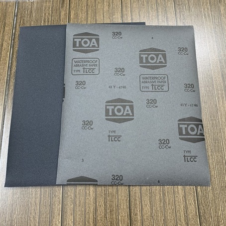 Giấy nhám TOA độ nhám P320 kích thước 9''x11'' chịu nước