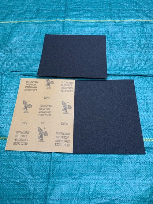 Giấy ráp thô #120 Đại Bàng, mã Cw - 2C, kích thước 230mmx280mm