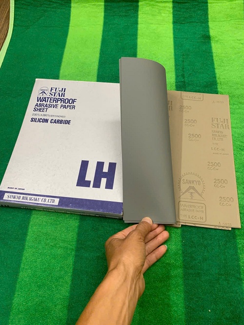 Giấy ráp Nhật Bản P2500, hãng Sankyo Fujistar, kích thước 230mmx280mm