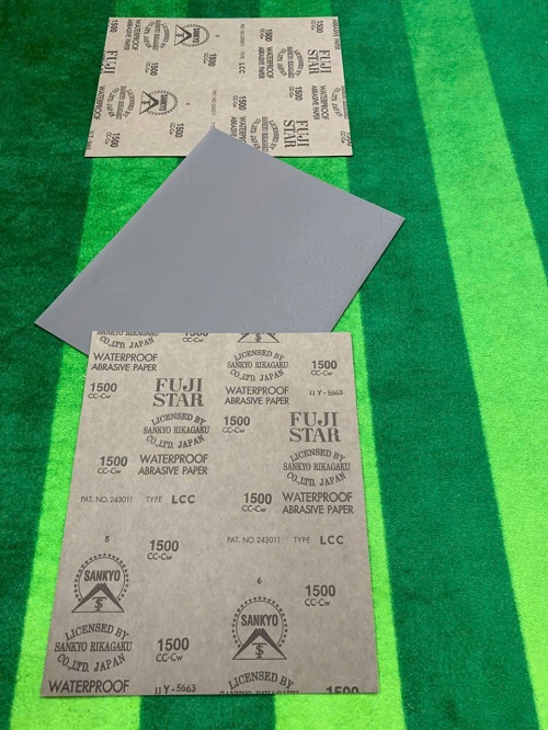 Giấy ráp mịn #1500 Sankyo Fujistar, mã LCC, kích thước 230mmx280mm