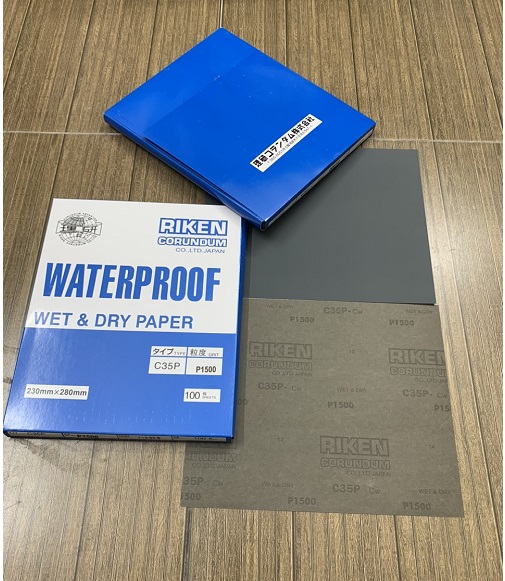 Nhám tờ RIKEN độ nhám P1500, ráp tờ RIKEN #1500, giáp tờ RIKEN P1500