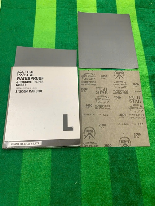 Giấy ráp mịn #2000 Sankyo Fujistar, mã LCC, kích thước 230mmx280mm